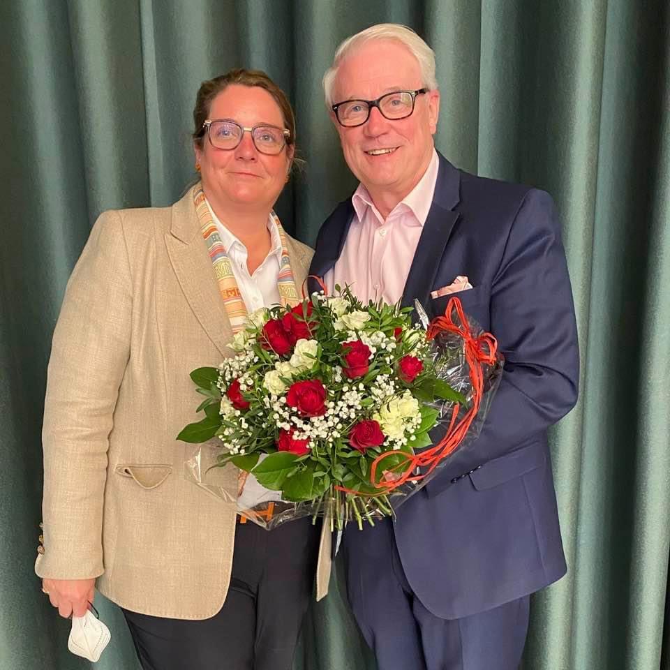 Karsten Möring mit seiner Frau bei der Nominierung Karsten Möring mit seiner Frau bei der Nominierung